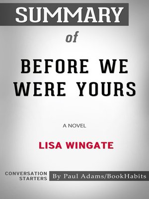 cover image of Summary of Before We Were Yours